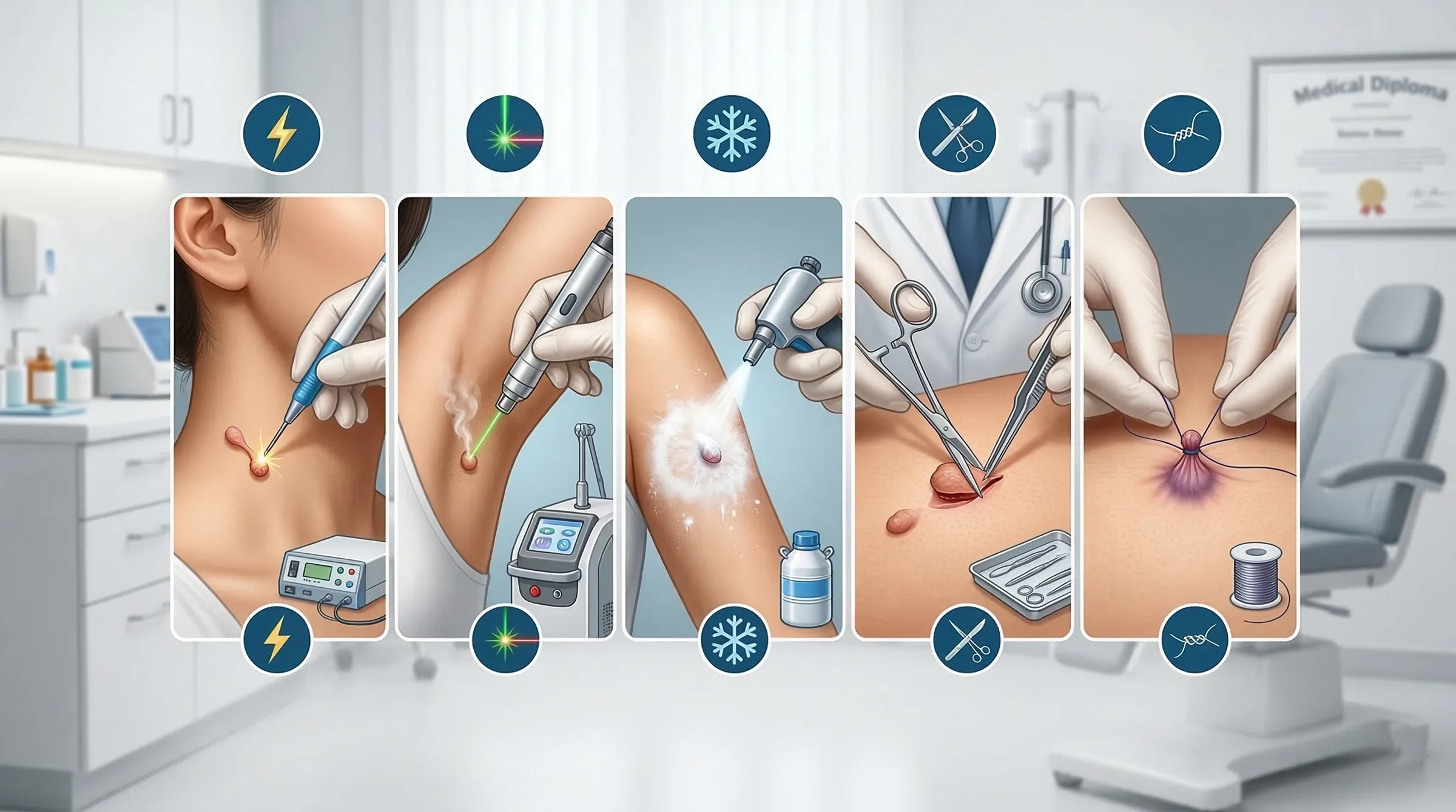 Cách Xử Lý Mụn Thịt, Thịt Dư