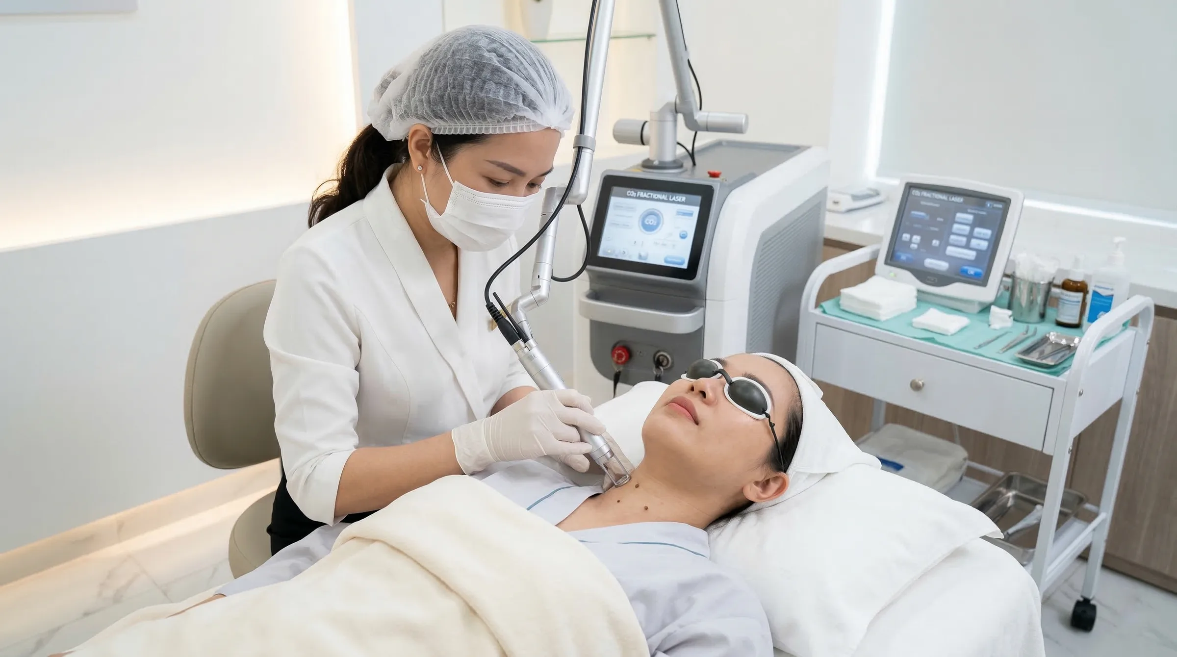 Đốt Mụn Thịt, Thịt Dư Với Laser CO2 Fractional